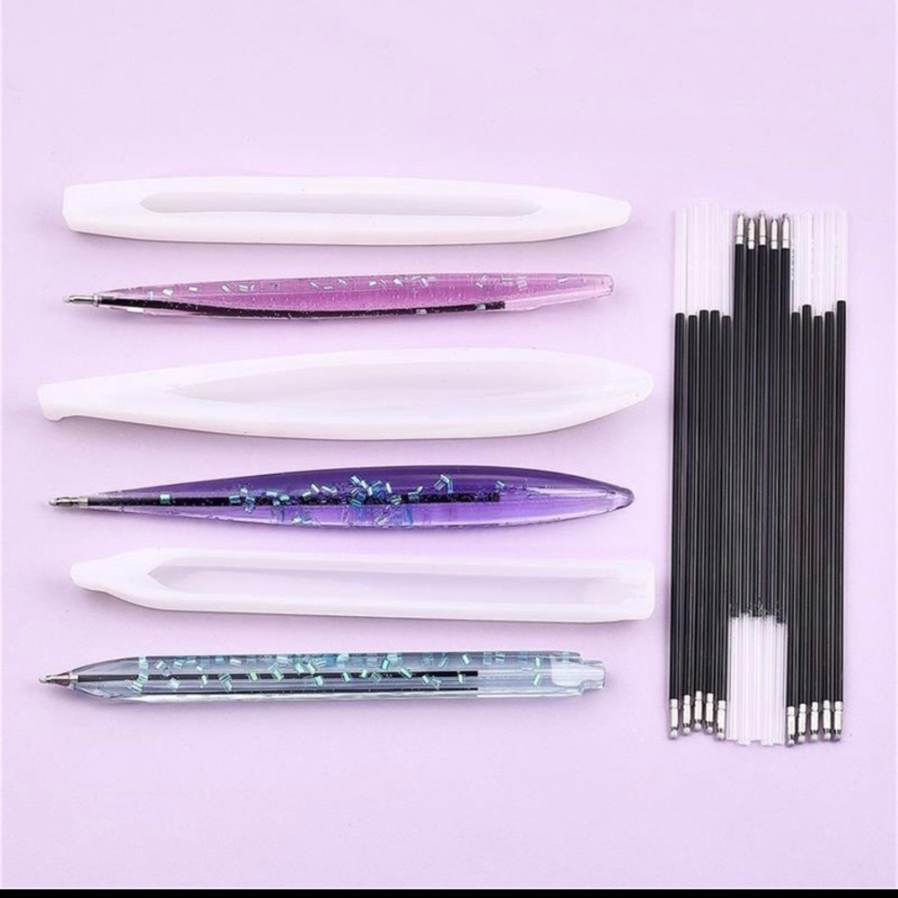 Glitter Epoxy Pens Handmade Any Colors You Want